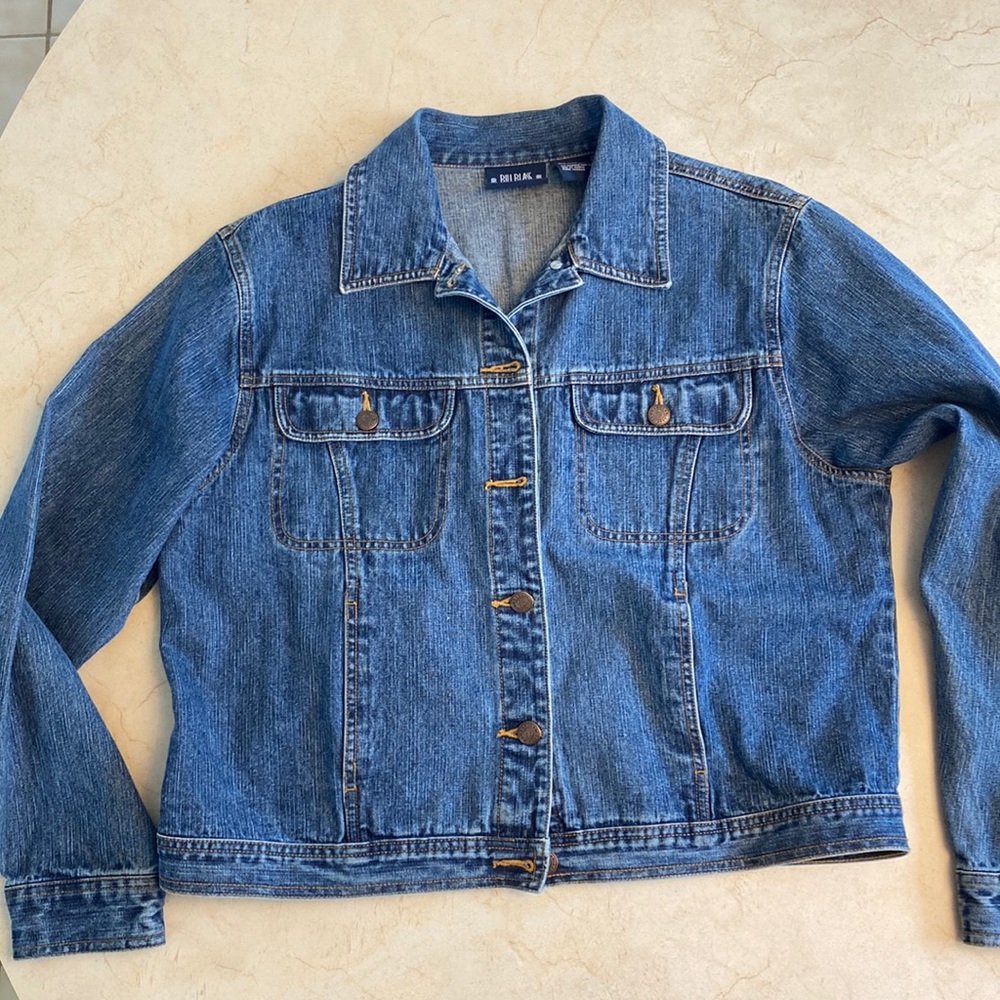 CLASSIC Jean Jacket, Medium wash by Bill Blass